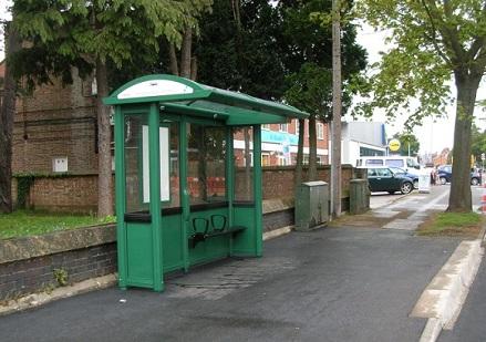Traditional British Bus Shelter 