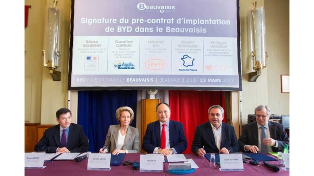 BYD France Investment 2017