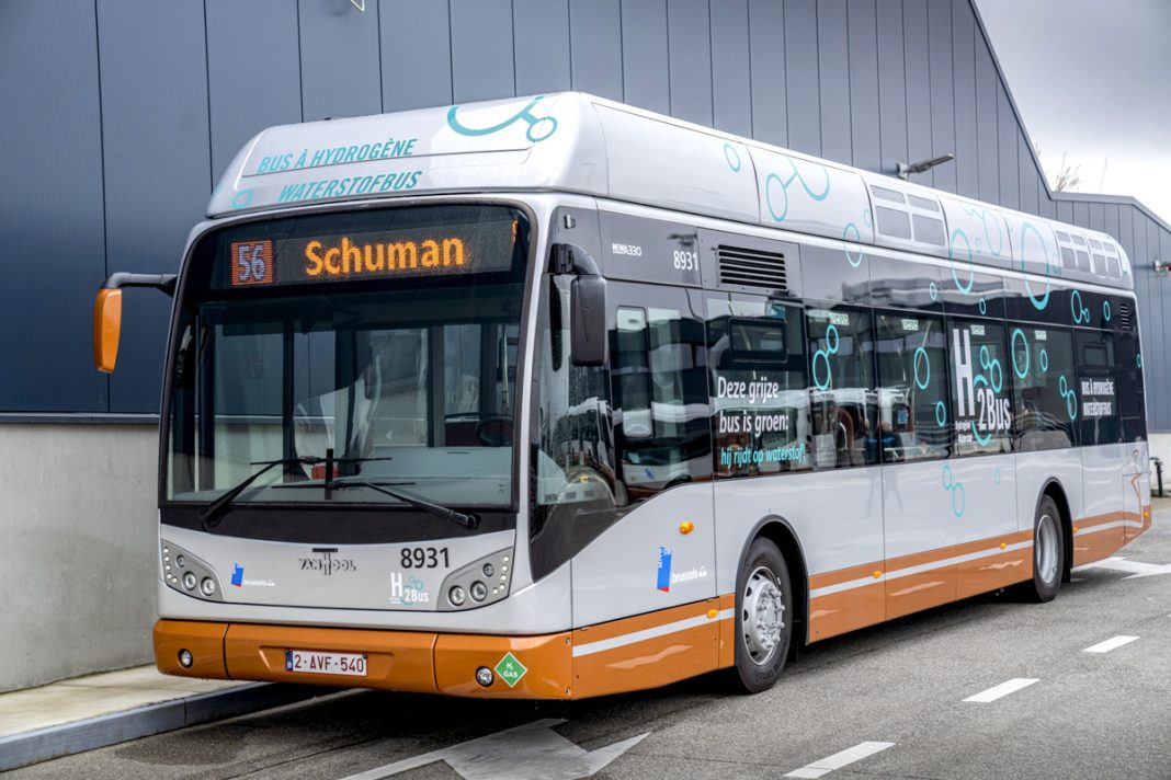 Van Hool Delivers First Hydrogen Bus for STIB in Brussels