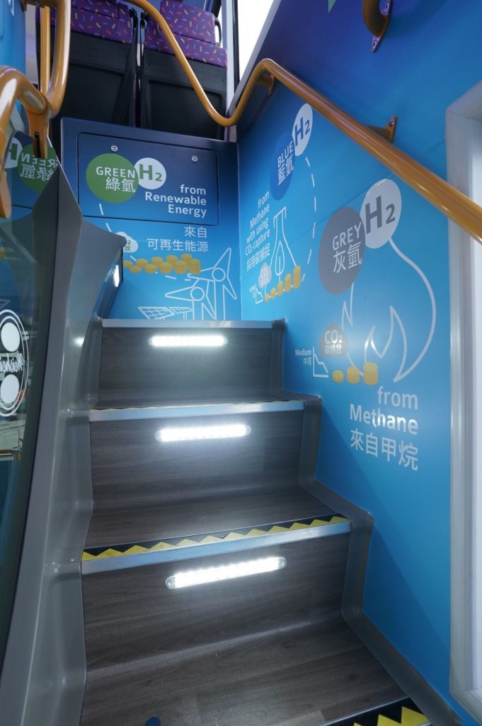 Citybus Hydrogen Fuel Cell Double Decker Staircase