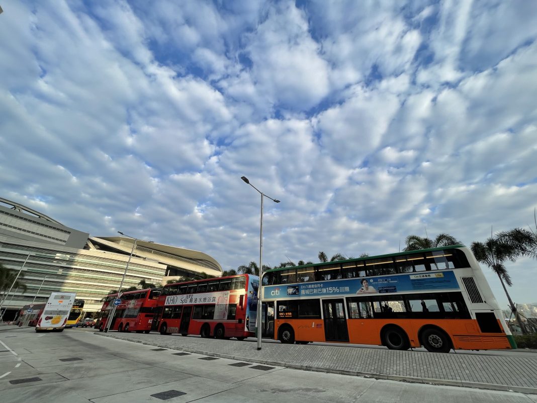 Buses at Wan Chai